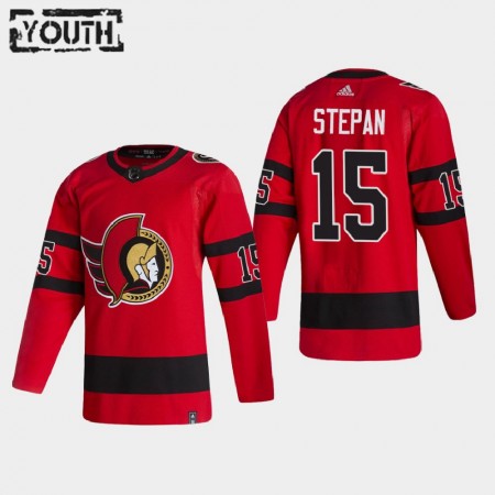 Ottawa Senators Derek Stepan 15 2020-21 Reverse Retro Authentic Shirt - Kinderen